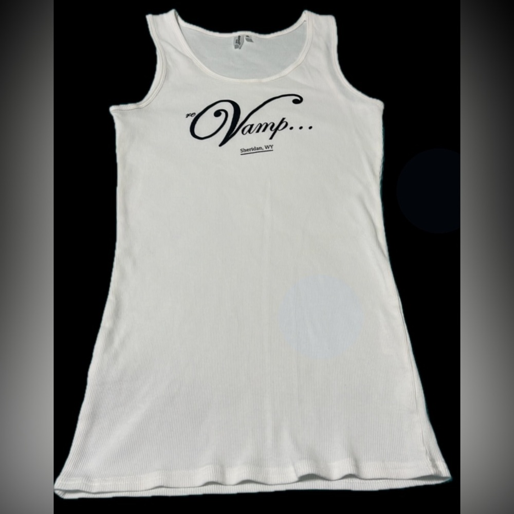 Vamp White Tank Top